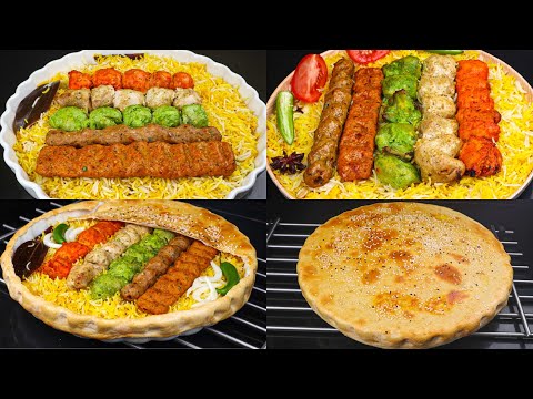 Dawat Special BBQ Party Platter / Family Platter At Home, Chicken Seekh Kebab, Turkish Kebab, Tikka
