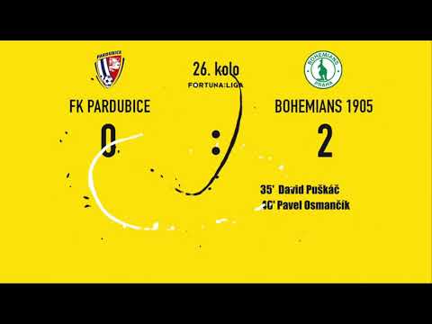 FK Pardubice - Bohemians Praha 1905 l Highlights l 26. kolo