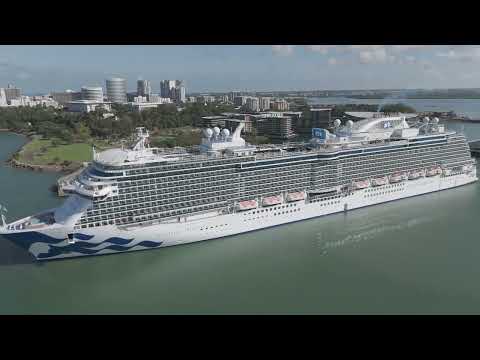 Thumbnail for 28th Nov 2025 - Discovery Princess Cruise Ship at Port of Darwin. Australia🇦🇺. DJI Mini 4 Pro