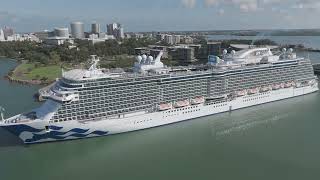 28th Nov 2025 - Discovery Princess Cruise Ship at Port of Darwin. Australia🇦🇺. DJI Mini 4 Pro