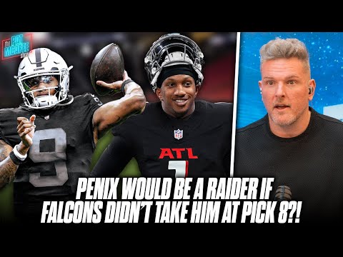 "If The Falcons Didn't Take Penix At #8, The Raiders Were Taking Him" | Pat McAfee Reacts