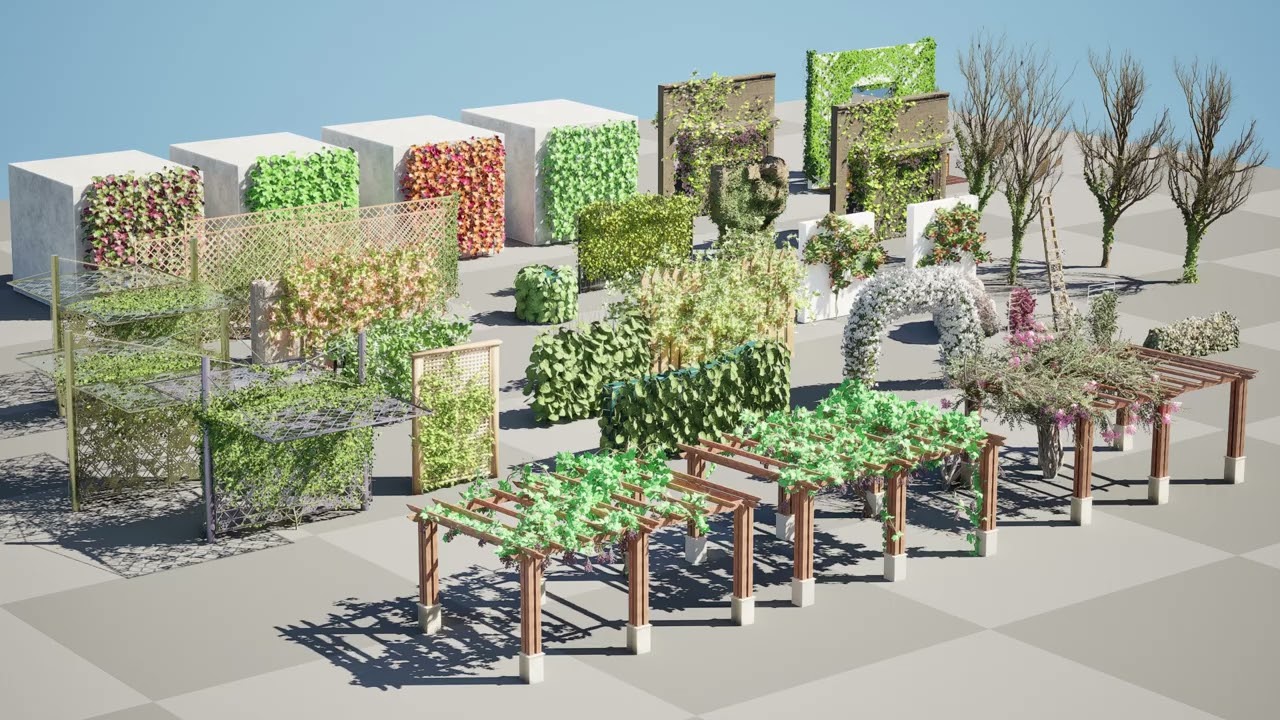 Ivy Collection 3D 3D Model