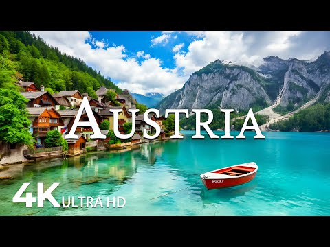 FLYING OVER AUSTRIA (4K UHD) – Soothing Music Along With Beautiful Nature Video - 4K Video ULTRA HD