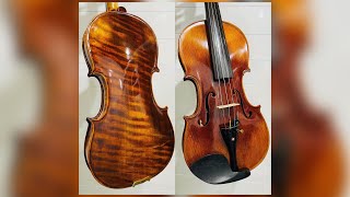 Video thumbnail for Violino 4/4 Eagle VK-544 Belíssimo Fundo Inteiro Madeira bem Rajada Lindo Excelente Som by Neto Violinos