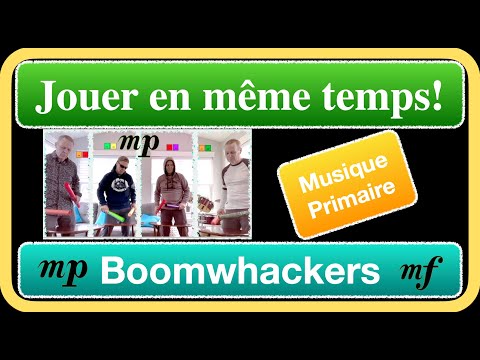 Boomwhackers -- Activité de musique élémentaire avec les nuances Mezzo Piano et Mezzo Forte