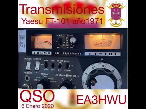 Yaesu FT-101 año 1971 revisado y funcionando, EA3HWU