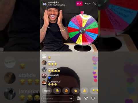 Mayhem slaps himself on MularJuice Instagram live - (Mular Spin Show)