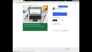 How to use Microsoft Excel online