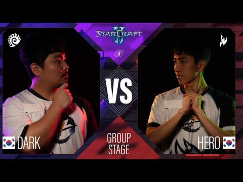 herO vs. Dark // Gamers8 featuring StarCraft  // Group Stage