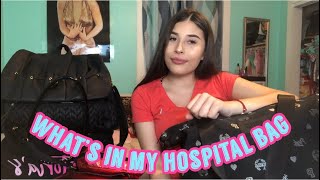 WHAT’S IN MY HOSPITAL BAG & BABY'S BAG💗|PREGNANT AT 15