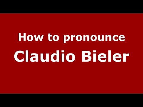 How to pronounce Claudio Bieler (Spanish/Argentina) - PronounceNames.com