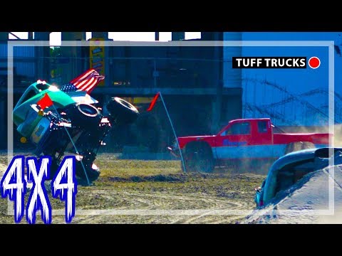 Green Head Tuff Truck Rollover During Wildwood Finals