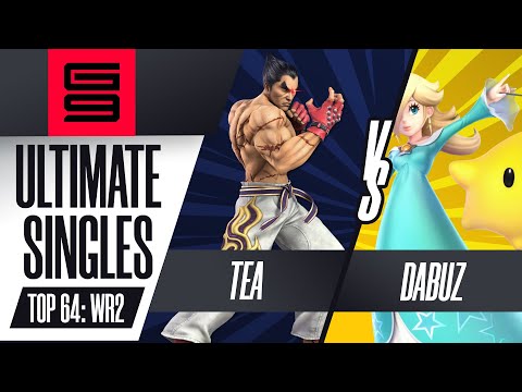 Tea (Kazuya, Pac-Man) vs Dabuz (Rosalina, Olimar) - Ultimate Singles Top 64: Winners R2 - Genesis 9