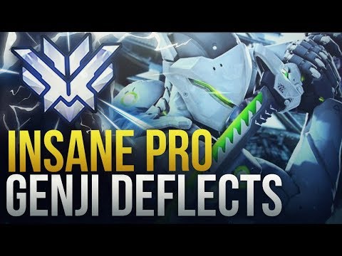 INSANE PRO GENJI DEFLECTS - Overwatch Montage