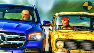 Download lagu IMPATIENT DRIVERS get INSTANT KARMA | BeamNG.drive Crashes mp3