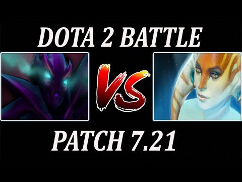 Spectre Versus Naga Siren - Dota 2 Battle Patch 7.21
