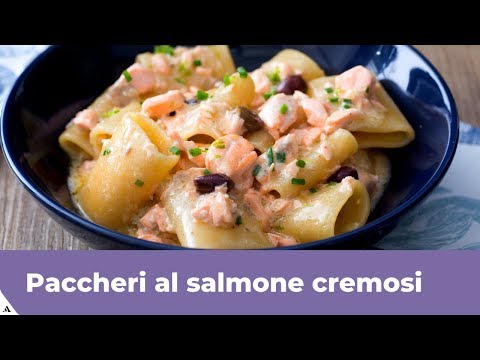 PACCHERI AL SALMONE cremosi e velocissimi!