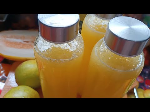 PUR JUS D'ORANGE À LA PULPE , MELON & CITRON 🌼 très rafraîchissante fruits des Comores #Riukianass