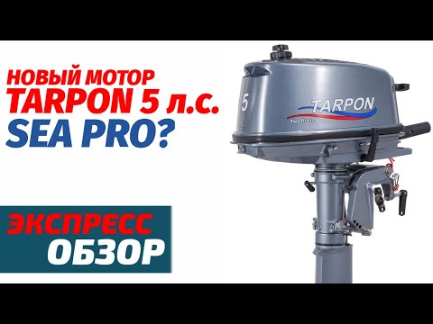 Новый Tarpon 5 л.с. Sea Pro? Экспресс-обзор 2х-тактного лодочного мотора.