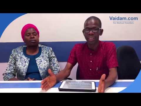 Patient’s husband Anolrd Marunze from Zimbabwe sharing his experience about Oral Cancer Surgery
