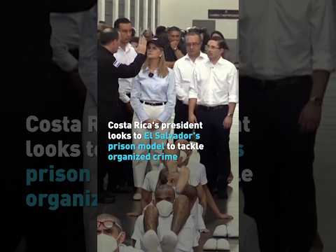 Costa Rica's President Fernandez looks to El Salvador's prison model to tackle organized crime