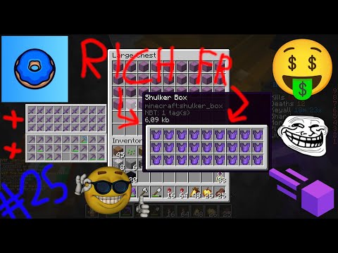 THE RICHEST DONUT SMP BASE RAID (cheating on Donut SMP #25) - Meteor Client