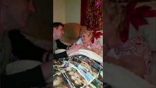 #darius  visits the mother of Phones4U boss John Cauldwell to sing to her prior to her death