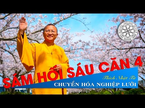 Sám Hối Sáu Căn 04: Chuyển hóa nghiệp lưỡi (05/11/2010) Thích Nhật Từ