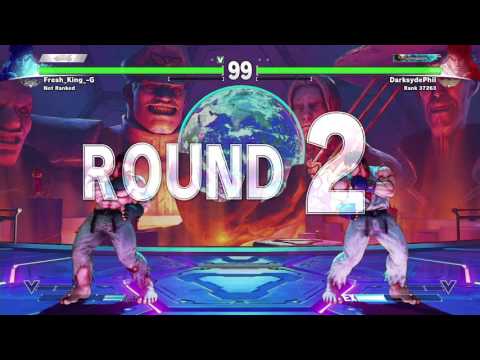 SFV 1st Online Play pt21: Ryu vs. Worst Netcode Ever (LOL!)