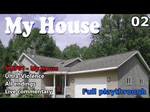 Doom II - My House - Full Playthrough (Ultra-Violence)
