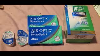 Air Optix Plus Hydra Glide Contacts Review! For People with astigmatism too.