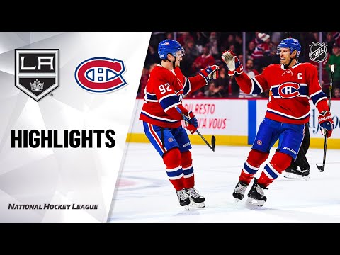 NHL Highlights | Kings @ Canadiens 11/09/19
