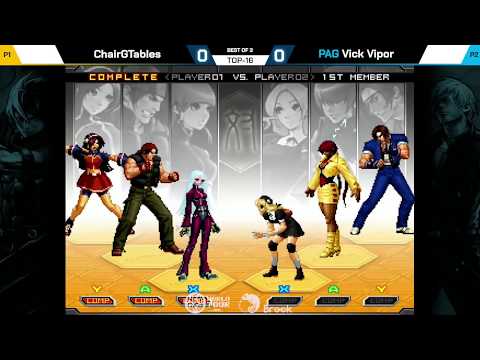 ChairGTables vs Vick Viper - KOF 2002UM Neo Geo World Tour Special Stage Magfest TOP-16