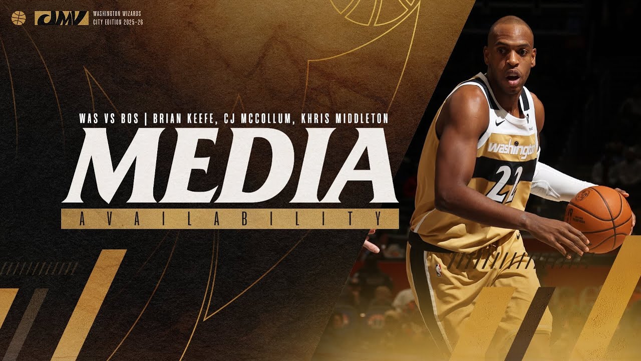 Media Availability: Head Coach Brian Keefe, CJ McCollum, and Khris Middleton | 12.4.25