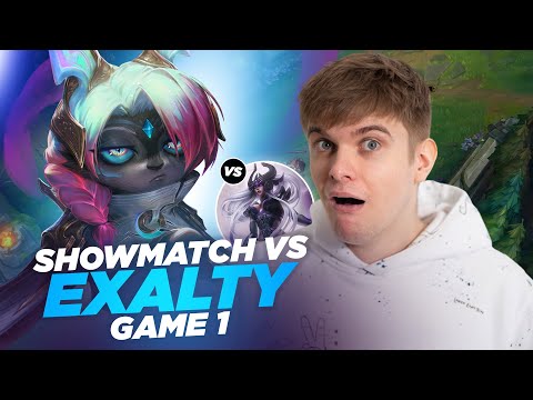 RHOBALAS : GAME 1 SHOWMATCH VS EXALTY - VEX VS SYNDRA | LOL FR