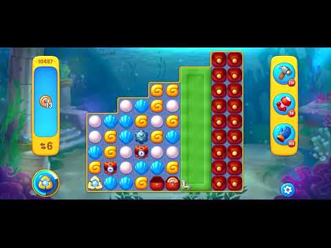 Fishdom level 10487 no boosters フィッシュダム ノーマル