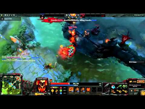 Dota 2 Asia Championships  Dendi vs Mushi  1 v 1  Shadow Fiend - video pro gameplay in dota 2