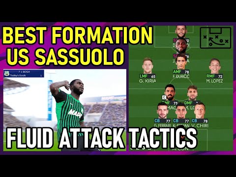 PES2021 Best Formation | SASSUOLO | Fluid Attack Tactics