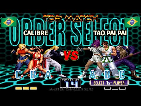 Calibre vs Mestre Tao Pai Pai ¡Duro choque de Maestros de Brasil! KOF 2002