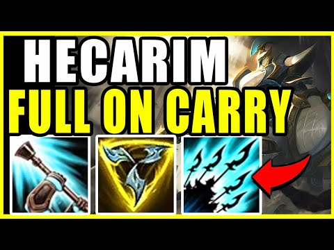HECARIM TOP EASY WINS HARD CARRY! *INFORMATIVE GAMEPLAY* - League of Legends