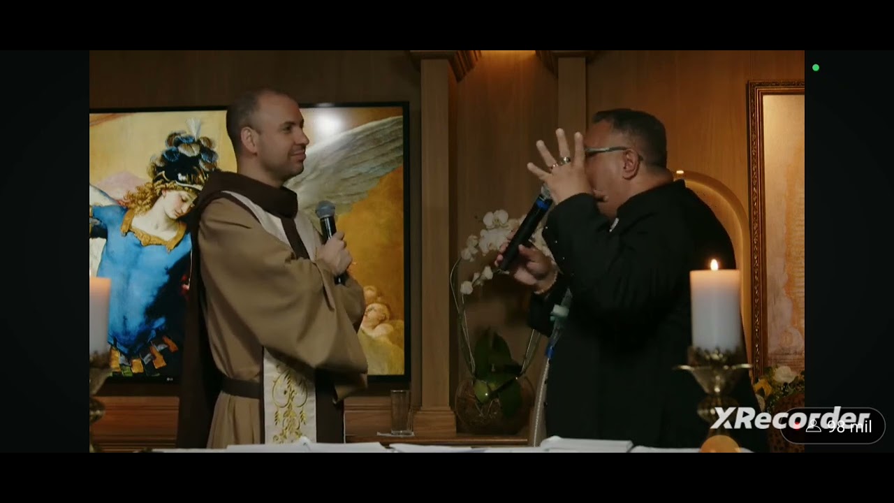 Testemunho do Padre Márlon Múcio no Santo Rosário com Frei Gilson