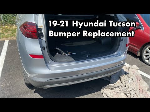 Rear Bumper Replacement Remove and Install 2019-21 Hyundai Tucson