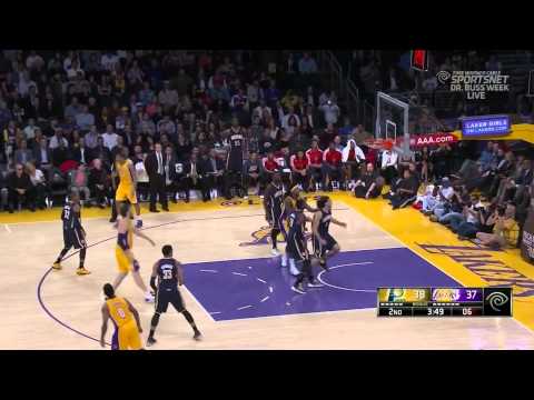 2014-01-28 Pacers vs Lakers Full Highlights