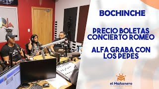 El Bochinche – Concierto de Romeo Boletas, El ALFA graba con LOS PEPE