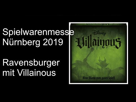 Spielwarenmesse 2019 Nürnberg - Ravensburger mit Villainous - Die Brettspieltester