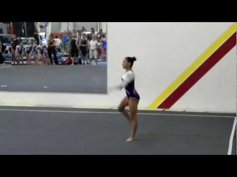 Natalie Mejia Gymnastics Level 6 - 1st Place Floor Routine 2012