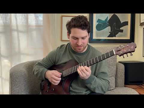 Victor Baker Ergonomic Archtop Kent Armstrong Pickup image 20
