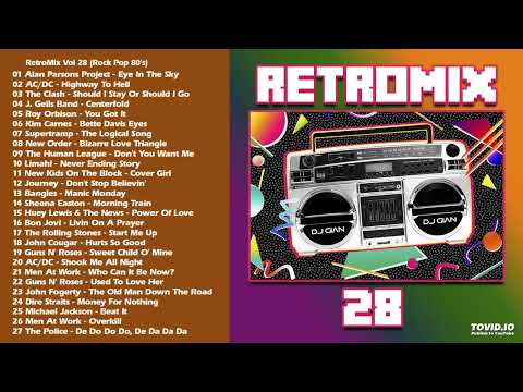 RetroMix Vol 28 (Rock Pop 80's) - DJ GIAN