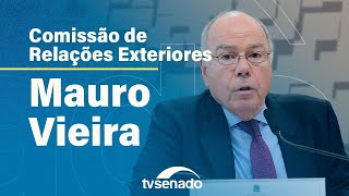 CRE ouve Mauro Vieira sobre plano para o Ministério das Relações Exteriores – 14/3/24