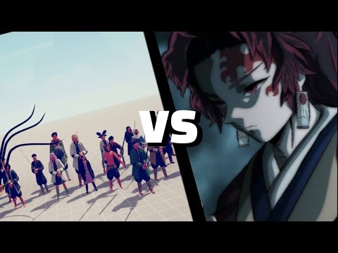 [TABS] all Demon slayer characters vs Yoriichi Tsugikuni